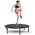 Mini Trampolín Fitness Plegable 40'' Interior Reboteador de Ejercicio de Trampolín Elástica para Niños Adultos Jardín Entrenamiento MAX Carga 330 Libras