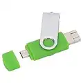 ASHATA Clé USB 3.0 pour Smartphone, Ordinateur PC, Prise en Charge de la clé Photo Android/Type-C/Smartphone/PC/Ordinateur Portable, USB/Type-C/Micro USB 3 en 1 Memory Stick Stockage ext(128 Go)