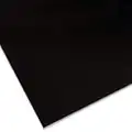 PLEXIGLAS® GS vetro acrilico di marca colorato, versatile e infrangibile per oggetti leggeri ecc, spessore 3 mm Lastra PLEXIGLAS® GS in 25 x 50 cm, nero opaco (9H01)