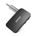 Anker Soundsync A3352 Bluetooth Receiver for Music Streaming with Bluetooth 5.0, 12-Hour Battery Life, Handsfree Calls, Dual Device Connection, for Car, Home Stereo, Headphones, Speakers
