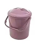 Rotho Babydesign Cestino per pannolini, 10 L, Minimo 0 Mesi, Bella Bambina, Fantastic Mauve (Viola), 20021 0288