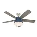 Hunter Fan Company 50252 Mill Valley Ceiling Fan, 52, Indigo Blue finish
