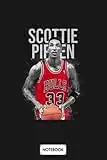 Scottie Pippen Qk64utp0ce Notebook: Lined College Ruled Paper, Planner, Diary, 6x9 120 Pages, Matte Finish Cover, Journal