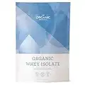 The Organic Protein Co. - Pure Unflavoured Organic Whey Protein Isolate Powder | SOYA & Gluten w/BCAA | Good for Protein Shakes & Homemade Diet Snacks - 400g