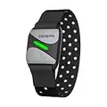 COOSPO HW807 Herzfrequenzmesser Armband Armgurt Bluetooth5.0 ANT+, HRV Herzfrequenz-Trainingsbereich IP67 Wasserdichter, Wiederaufladbar Kompatibel mit Rouvy, Heartool APP, Wahoo, Pulsoid