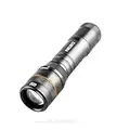 NEBO Newton 500 Lumens | Black LED Waterproof Flashlight | AA Battery Powered with Magnetic Base