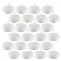 JHENG 2Inch 24 Pack Floating Candles Unscented Discs for Wedding, Pool Party, Holiday & Home Decor