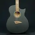 Lindo Slim ORG-SL Infinity Guitare électro-acoustique avec accordeur/préampli LCD intégré Noir