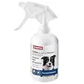 BEAPHAR – CANIGUARD Protect – Spray antiparasitaire pour chien à la Perméthrine – Agit contre les puces et les tiques – Très longue protection jusqu'à 5 semaines – Pulvérisateur de 250 ml