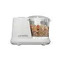 Proctor Silex Durable Electric Vegetable Chopper & Mini Food Processor for Chopping, Puree & Emulsify, 1.5 Cup, White