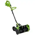 Earthwise SN74016 40-Volt Cordless Electric Snow Shovel, Brushless Motor, 16-Inch width, 300lbs/Minute (Battery and Charger Included)