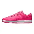 Nike Women's Dunk Low Shoes, Hyper Pink/White/Hyper Pink, 7.5