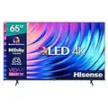 Hisense 65" QLED UHD 4K 65E78HQ, Smart TV VIDAA 5.0, HDR Dolby Vision, VA, Controlli vocali Alexa/Google Assistant, Tuner DVB-T2/S2 HEVC 10, lativù 4K