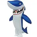One Casa Inflatable Costume Full Body Shark Air Blow up Funny Party Halloween Costume for Kids (4-6 Yrs)