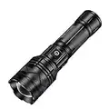 Rechargeable Flashlight 100000 Lumens, Brightest Flashlight with 5 Light Modes Zoomable IP68 Waterproof, XHP99 LED Flashlight for Emergencies, Hiking, Camping, Hunting