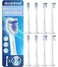 Pack con 8 cabezales demirdental compatibles con los recambios de Philips Sonicare, mini, sensible, Blanco, HX6088