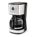 Starfrit 024001 12 Cup Drip Electric Coffee Maker, Silver, Medium (024001-002-0000)