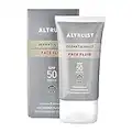 Altruist Dermatologist Sunscreen Fluid SPF – Superior 5star UVA protection by Dr Andrew Birnie premium antioxidant face protection, White, Unscented, 50 millilitre