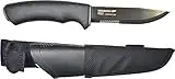 Morakniv Mora Gürtelmesser Bushcraft Black SRT Messer, Mehrfarbig, One Size