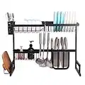 Neo Over Sink Kitchen Shelf Organiser Dish Drainer Drying Rack Utensils Holder (65cm)