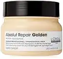 L'Oreal Professionnel Absolut Repair Golden Mask | For Fine, Dry, and Damaged Hair | Repairs Hair and Provides Shine | With Quinoa and Proteins