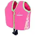 SwimBest Swim Vest - Swim Jacket/Buoyancy Aid with Safety Strap for ages up to 7 years old with Removeable Floats (Power of Flowers, Medium)