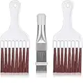 3 Pieces Air Conditioner Condenser Fin Cleaning Brush, Stainless Steel Air Conditioner Fin Cleaner, Refrigerator Coil Cleaning Whisk Brush