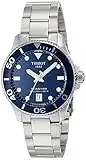 Tissot Unisex Seastar 1000 36mm 316L Stainless Steel case Quartz Watch, Grey, Stainless Steel, 18 (T1202101104100)