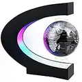 MOKOQI Magnetic Levitating Globe with LED Light, Cool Tech Gift for Men Father Boys, Birthday Gifts for Kids, Floating Globes World Desk Gadget Decor in Office Home /Display Frame Stand