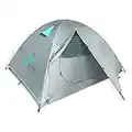 FE Active 4 Person Tent - 4 Season Tent 3-4 Man with 3000mm Waterproof Rip-Stop, Rainfly & Aluminum Poles - Camping Tent for Hiking, Travel, Backpacking Tent for Camping | Designed in California, USA