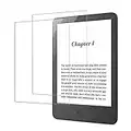 KUSINHOKA Protector de Pantalla para Kindle 2022, [2 Pack] Cristal Templado Película Anti-arañazos, Alta Dureza HD Transparente Vidrio Templado para Kindle 2022