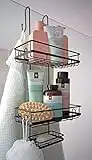 simplywire – Premium Shower Caddy - Hanging Bathroom Storage Shelves - Rust Resistant – Black