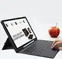 ROOFEI Galaxy Tab S7 FE/S8+/S7+ Hülle mit Tastatur - 12,4 Zoll Samsung Galaxy Tab S8 Plus/S7 Plus/S7 FE Tastatur mit Touchpad & Beleuchtung - Tab S8+ (2022)/S7 FE/S7+ Hülle, Deutsches QWERTZ-Layout