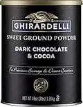 Ghirardelli Dark Chocolate & Cocoa - Sweet Ground Powder, 3lb Can