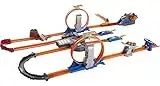 Hot Wheels Track Builder Total Turbo Takeover Track Set, Motorized Playset with Loops & Stunts, Includes 1 Hot Wheels Die-Cast Car, Toy for Kids 6 to 12 Years Old [Amazon Exclusive]