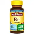 Nature Made Vitamin B12 1000 mcg, Dietary Supplement for Energy Metabolism Support, 150 Softgels, 150 Day Supply