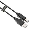 USB B Cable for DJ Midi Controllers, keyboards, samplers, effect pads, Syntesizers Numark, Pioneer, Native Instruments, Traktor, Denon, Akai to MacBook Dell HP 1m