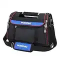 WORKPRO Bolsa de Herramientas 40x21x29CM, Bolsa para Herramientas pesada hecha de poliéster 600D con Base Impermeable, Asa de Transporte，Correa de Hombro Ajustable,Carga Máxima 25 KG