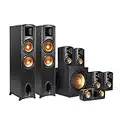 Klipsch Synergy Black Label F-300 7.1 Powerful and Efficient Cinema-Quality Home Theater System with 12" Front-Firing Subwoofer and Tractrix Horn Technology