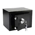 Youyijia Safe 23x17×17cm Safe Box Small Safe Small Safety Box with Accessories and 3 Keys Keys Lock Security Cash Storage Box Home Security Mini Safe for Home Office