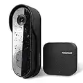 Doorbell Camera Wireless,Battery Powered WiFi Video Doorbell Camera with Chime,Anti-Theft Device,AI Human Detection,2-Way Audio,2.4GHz WiFi,SDcard/Cloud Storage,1080P Night Vision,IP65