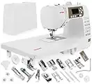 Janome 3160QDC Computerized Sewing Machine (New 2020 Tan Color) w/Hard Cover + Extension Table + Quilt Kit + 1/4 Seam Foot w/Guide + Overedge Foot + Zig Zag Foot + Buttonhole Foot + More!