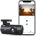 Dash Cam WiFi GKU Telecamera per Auto Full HD 2.5K 1600P e Super Visione Notturna, WDR, Design Ultracompatto, Grandangolo di 170°, G-Sensor, Registrazione in Loop, 24H Monitor di Parcheggio,Max 128G