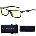 Gunnar Gaming and Computer Eyewear - Vertex - Reading Strength + 1.0, Frame Colour: Onyx, Lens Tint: Amber (Blocks 65% Blue Light & 100% UV Light)- Blue Light Blocking Glasses - Patented lens