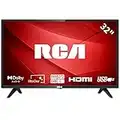 RCA 32 Inch 720P TV, Freeview HD Dolby Digital Audio Television, DVB T2/S2 HD LED Backlighting Display TV, HDMI USB Earphone Output Media Player Monitor PS5 Xbox, Small TV for Bedroom Kitchen Black