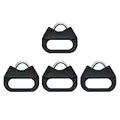 VKO Lug Ring Camera Strap Triangle Split Ring Hook Plastic Cap Compatible with All Brand D-SLR Rangefinder Mirrorless Camera W/Round Eyelet(2 Pair)