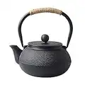 Sharemee Black Japanese Cast Iron Teapot With Stainless Steel Infuser 800ml/27oz