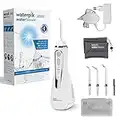 Waterpik Irrigador Inalámbrico con 3 Posiciones de Control del Agua a Presión con Batería Recargable, Eliminación de Placa Dental óptimo para Viajar y para Baños Pequeños, Blanco (WP-560EU)