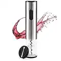 SENZER Electric Wine Opener Automatic Wine Bottle Opener Corkscrew Wine Opener with Foil Cutter Stainless Steel Resuable Wine Opener