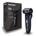 Panasonic ES-LV67-A803 Rasoio Wet&Dry, 5 Lame su Testina Multidirezionale, Motore Lineare ad Alta Velocità, Rasatura Precisa e Profonda, Tagliabasette a scomparsa, Viola